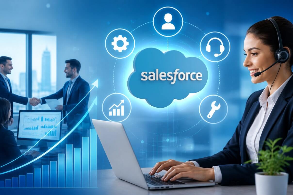 Improving Sales & Service Efficiency with Dedicated Salesforce Support