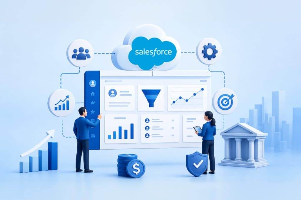 Streamlining Sales Operations with Salesforce CRM for a Finance SaaS Company